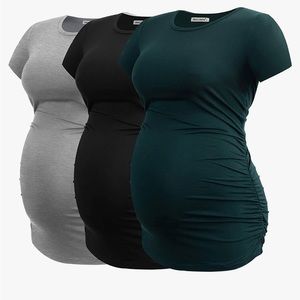 Smallshow Maternity Side-ruched T-shirts